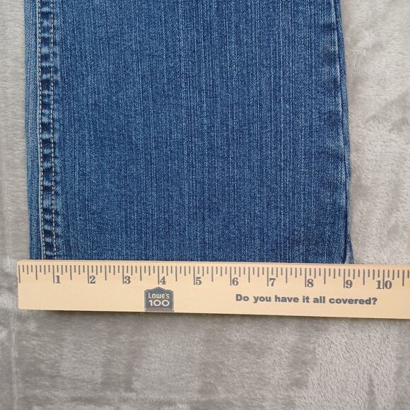 Silver Jeans Nora Flare Jeans Women's Size 28 Blue Low Rise Distressed Y2K 28x35 - Picture 9 of 12